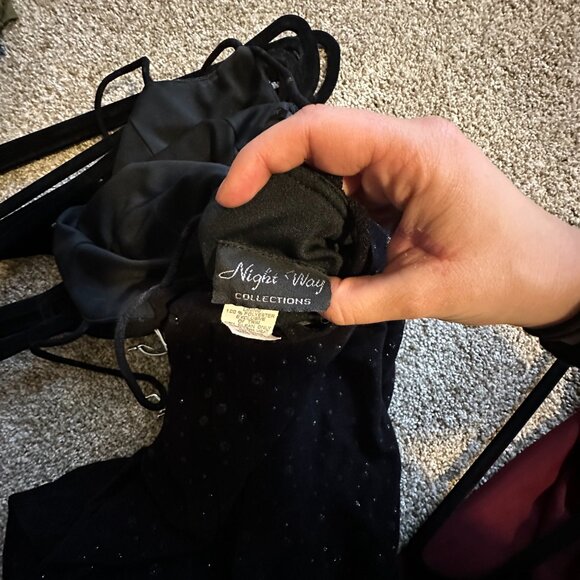 Backless Black Gown - Picture 6 of 7